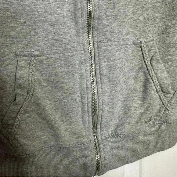 Calvin Klein Sweatshirt Full Zip Grey Size Small - Picture 4 of 16